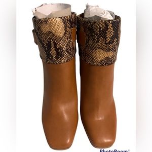 JustFab Camiri Block Heeled Bootie